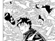 Chihiro Rokuhira notices innocent people caught in Hiruhiko's move in Kagurabachi chapter 53 (Image via Shueisha)